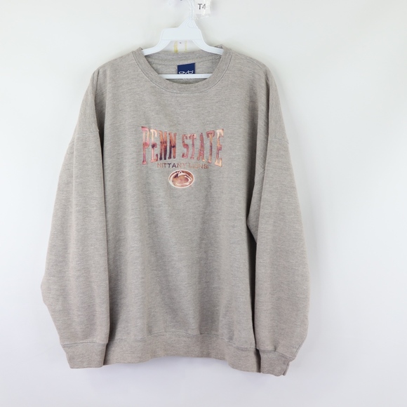 Ova Shirts | Vtg 90s Mens XL Penn State Acid Wash Sweatshirt | Color: Blue/Gray | Size: XL | Voguesquared's Closet